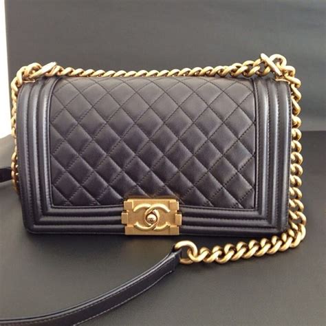 chanel boy bag silver or gold hardware|Chanel leather bag hardware.